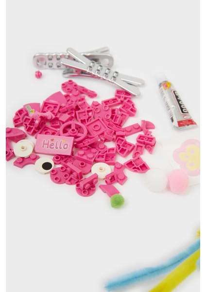 Kız Çocuk 2'li Pembe Çiçekli Saç Tokası F1681A8NS indirimleri