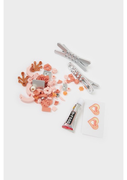 Kız Çocuk 2'li Çiçekli Saç Tokası F1682A8NS fırsatları