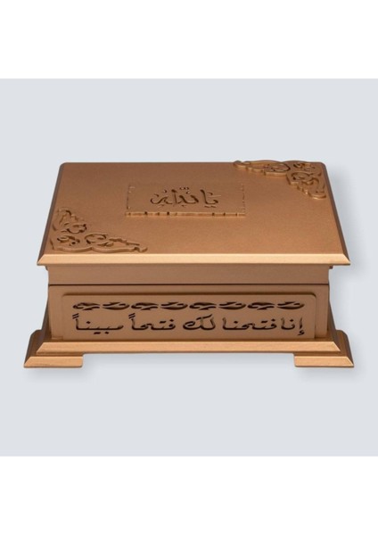 Gold Sandıklı Hafız Boy Kuranı Kerim Seti (Lacivert) fırsatları