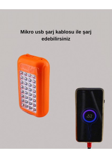 Güneş Paneli Destekli Powerbank ve LED Işıldak – 10000 Mah, Çift Usb, Outdoor Kullanım Için