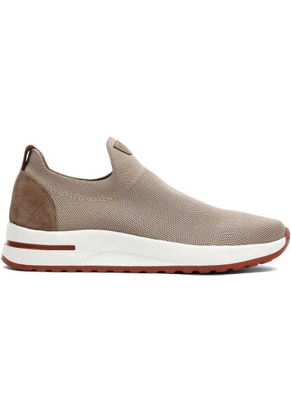 Erkek Vizon Kalın Tabanlı Sneaker