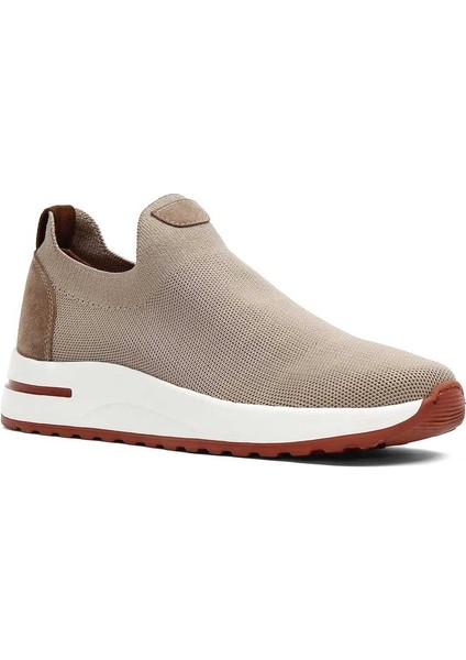 Erkek Vizon Kalın Tabanlı Sneaker
