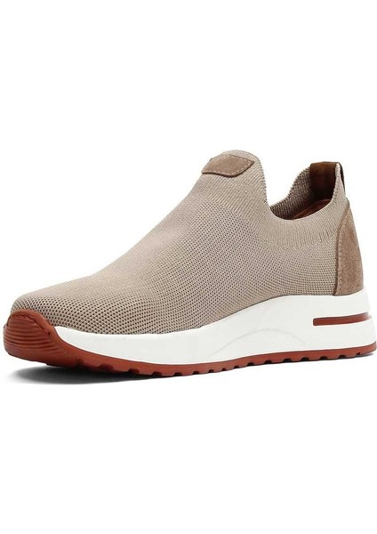 Erkek Vizon Kalın Tabanlı Sneaker