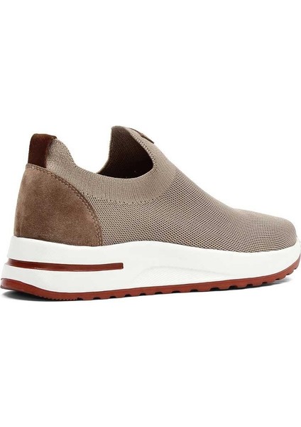 Erkek Vizon Kalın Tabanlı Sneaker