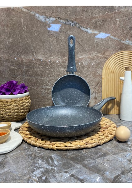 Granit Tava Set (20-28 Cm) Gri modelleri