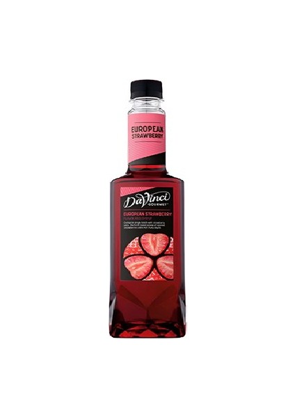 Gourmet Avrupa Çilek (European Strawberry) Aromalı Kokteyl Şurubu 750 ml