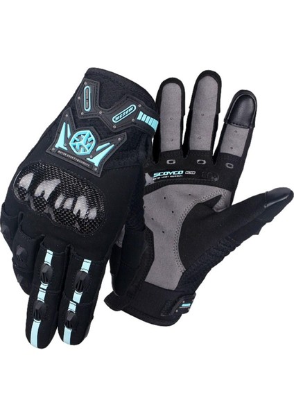 MC20W Carbon Dokunmatik Yazlik Kadin Motosiklet Eldiveni