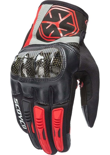 MC122 Deri Dokunmatik Motosiklet Eldiveni