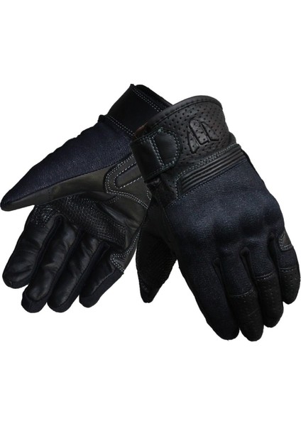 Denim Motosiklet Eldiveni