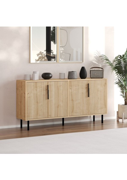 Clara 150CM Konsol, Çok Amaçlı Dolap, Kitaplık, Ayakkabılık, fiyatları