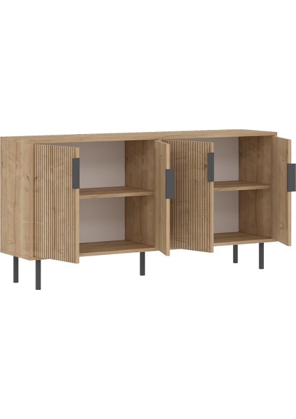 Clara 150CM Konsol, Çok Amaçlı Dolap, Kitaplık, Ayakkabılık, fırsatları