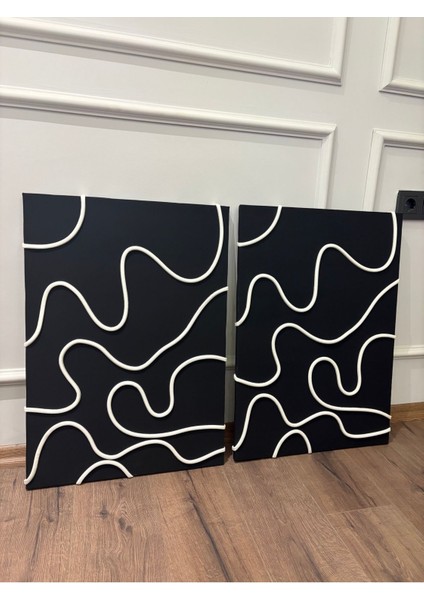 Dekoratif El Yapımı Tablo (2’li Olarak Satılmaktadır.) fiyatları