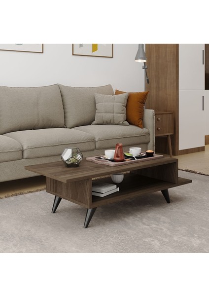 Dream 105CM Ceviz Orta Zigon Sehpa