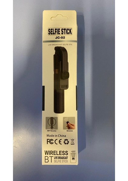 Jc-02 Taşınabilir Selfie Çubuk Monopod ve Selfie Çubuğu