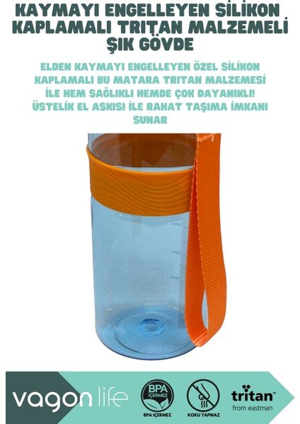 800ML Yeni Koleksiyon Rahat Içim El Askılı Kilitli Kapaklı Tritan Su Matarası modelleri