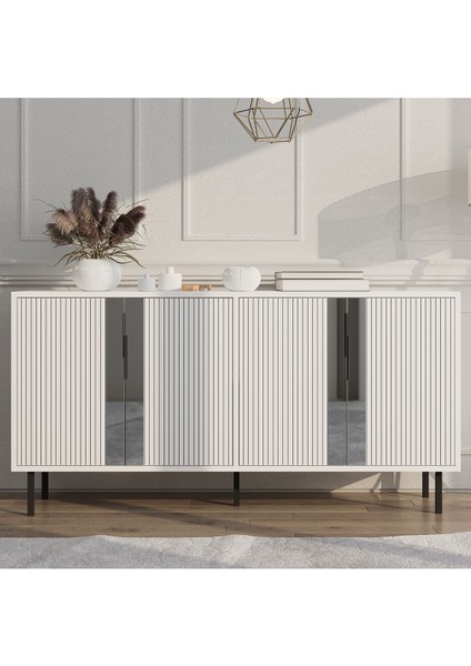Caresa 150CM Konsol,tv Sehpası, Tv Ünitesi, Kahve Köşesi, Banyo Dolabı, Çok Amaçlı Dolap