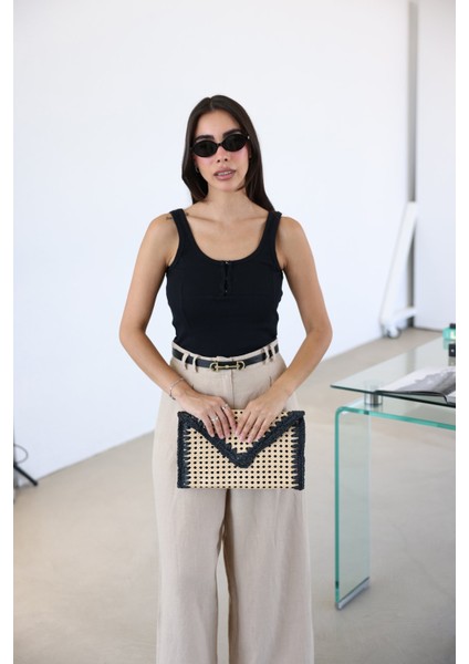 Fitilli Agraflı Atlet