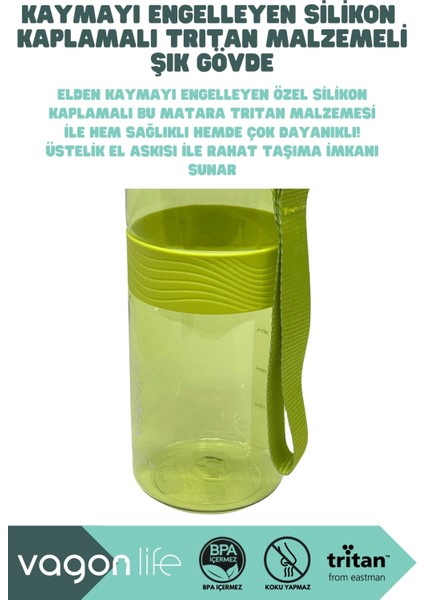 800ML Yeni Koleksiyon Rahat Içim El Askılı Kilitli Kapaklı Tritan Su Matarası fiyatları