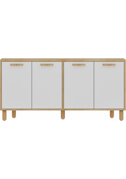 Venedikk 150CM Konsol,tv Sehpası,kitaplık,çok Amaçlı Dolap Ahşap Ayaklı fırsatları