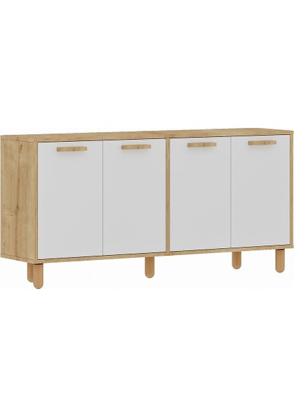 Venedikk 150CM Konsol,tv Sehpası,kitaplık,çok Amaçlı Dolap Ahşap Ayaklı indirimleri