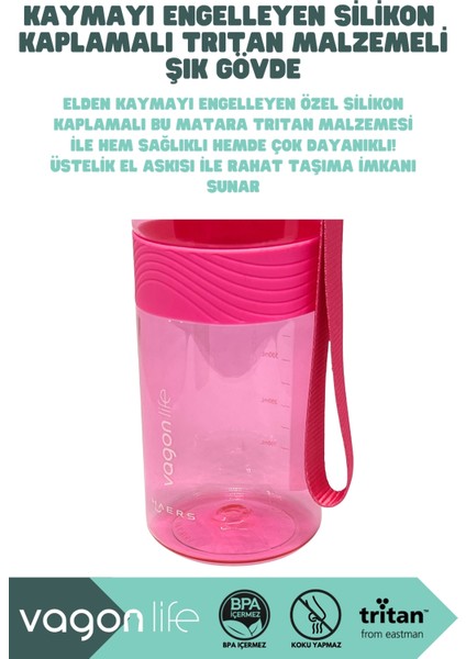 800ML Yeni Koleksiyon Rahat Içim El Askılı Kilitli Kapaklı Tritan Su Matarası fiyatları
