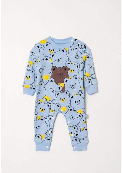 Teddy Bear Baskılı Tulum