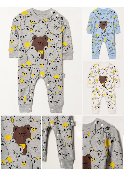 Teddy Bear Baskılı Tulum fiyatları