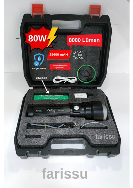 Üst Düzey Performans ve Dayanıklılık: Gold Silver GS-14500 Şarjlı El Feneri