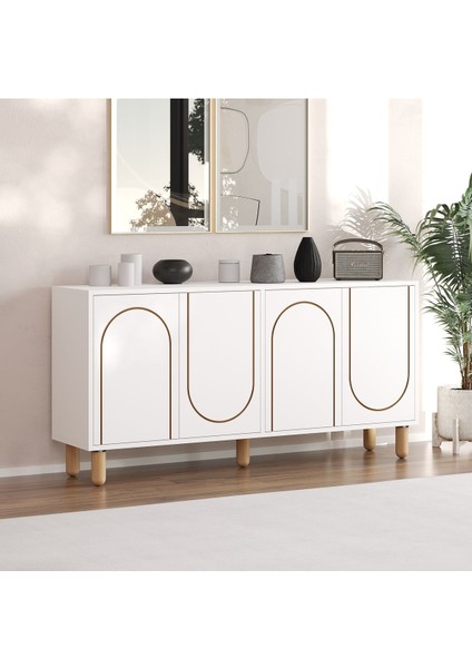 Verona 150CM Mdf Kapaklı Desen Konsol fiyatları