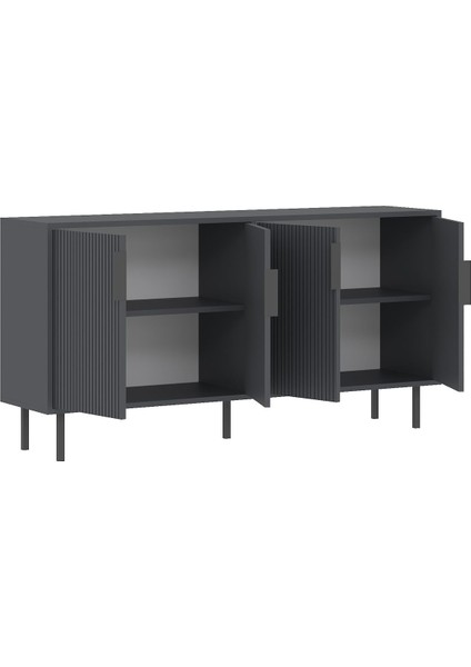 Clara 150CM Konsol, Çok Amaçlı Dolap, Kitaplık, Ayakkabılık, fırsatları