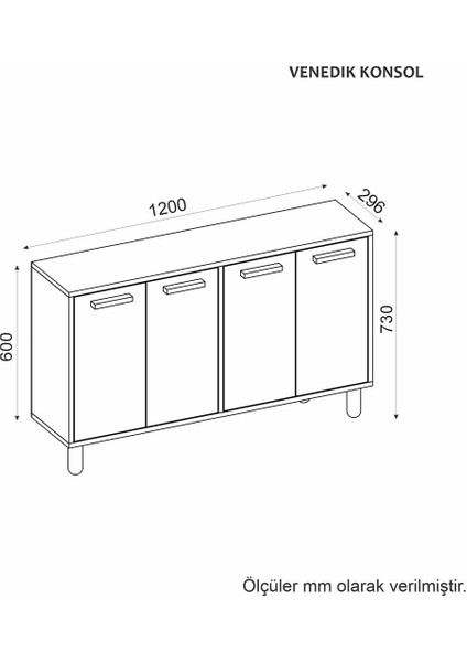 Venedik Konsol,çok Amaçlı Dolap, Ayakkabılık,kahve Köşesi,kitaplık,tv Sehpası