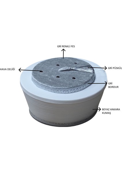 Gri Sarık ,imam Sarığı,sarık,cami,takke,cübbe,cami Malzeeleri,rahle ,S066 modelleri