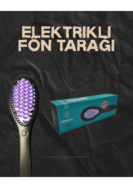 Kompakt Boyutlu Saç Düzleştirme Fırçası – Ptc Seramik Teknoloji