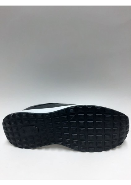 Hakiki Deri Bağcıklı Siyah Renk Hafif Beyaz Tabanlı Günlük Casual Erkek Ayakkabı C-711209RW