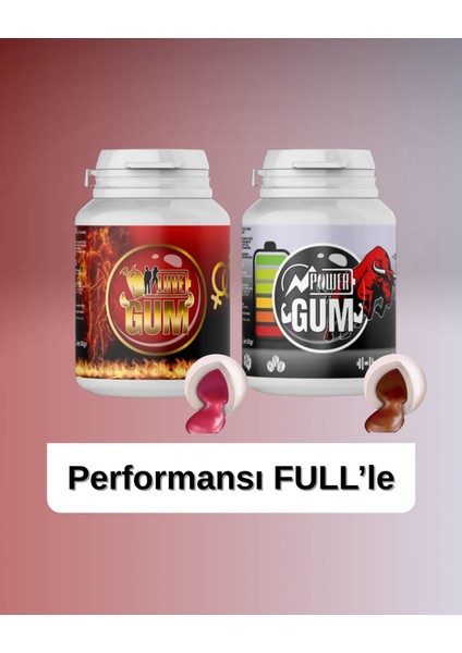 Love Gum & Fullgum Power Gum 2'li Tanışma Paketi (60 gr + 60 Gr)