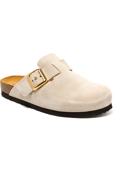 Kadın Terlik 17D5 Frau Velour-S Cappuccino (Taupe)