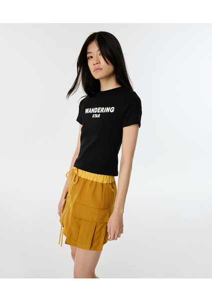 Geniş Kargo Cepli Mini Etek TW6250004069024 fiyatları