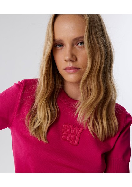 Slogan Patch'li Triko TW6250050405033 fiyatları