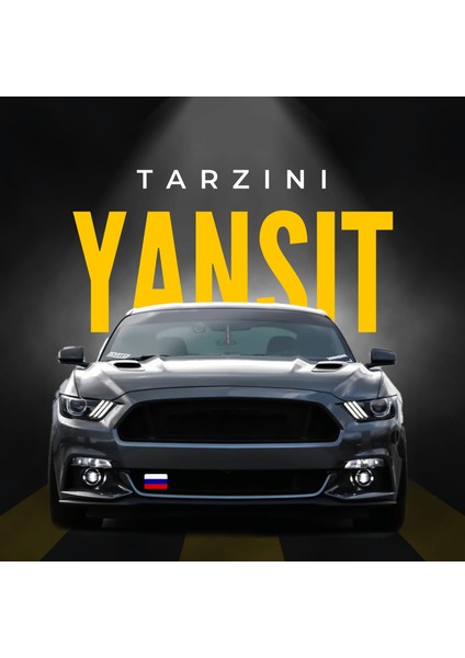Rusya Bayrağı Pleksi Panjur Arması I Universal Vidalı Oto Panjur Süsü I Araba Panjur Süsü fırsatları