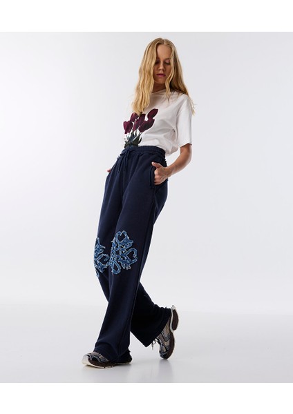 Denim Aplikeli Pantolon TW6250003123015 modelleri