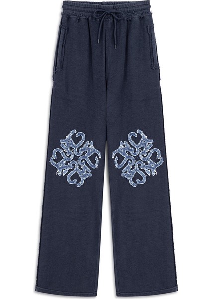 Denim Aplikeli Pantolon TW6250003123015 indirimleri