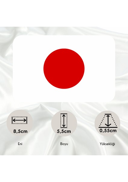 Japonya Bayrağı Pleksi Panjur Arması I Universal Vidalı Oto Panjur Süsü I Araba Panjur Süsü fiyatları