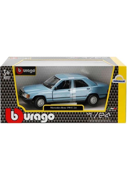 1021103 1:24 Mercedes Benz 1987 190 E Model Araba fiyatları