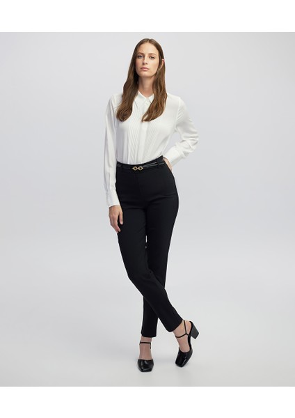 Elastik Bel Skinny Fit Pantolon IW6250003151001