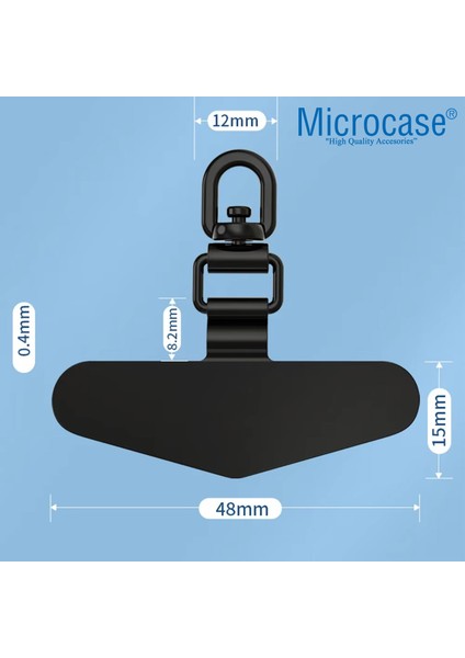 360 Döner Başlıklı Telefon Ip Askılıklar Için Paslanmaz Çelik Tutacak Bağlantı PARÇASI-AL4927 Siyah fiyatları