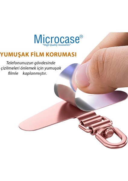 360 Döner Başlıklı Telefon Ip Askılıklar Için Paslanmaz Çelik Tutacak Bağlantı PARÇASI-AL4927 Siyah fırsatları