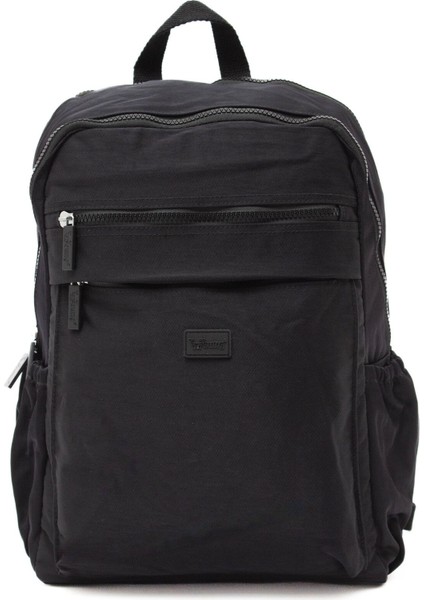 Young 17306 Siyah Laptop Bölmeli Çok Cepli Fonksiyonel Kadın Sırt Çantası