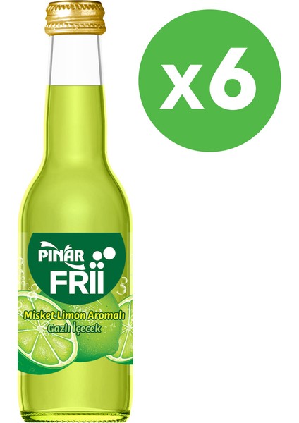 Frii Misket Limon Aromalı Içecek 250 ml x 6 Adet