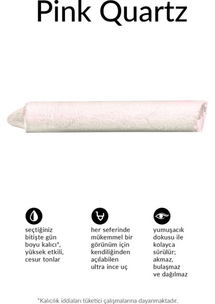 Glimmerstick Asansörlü Kromatik Göz Kalemi Pink Quartz modelleri