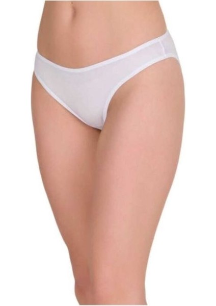 Kit Iç Giyim Berrak 8'li Pamuklu ve Likralı Kadın Bikini Külot